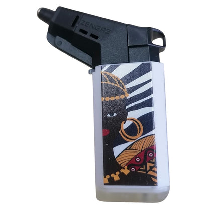 ZL-19 Torch Jet Lighter - African Art A