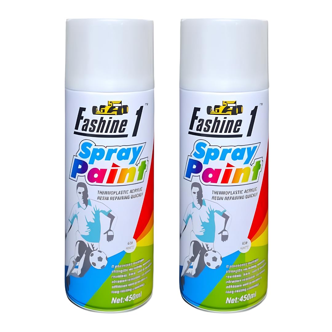 Spray Paint 450ml - 2 Pack (White)