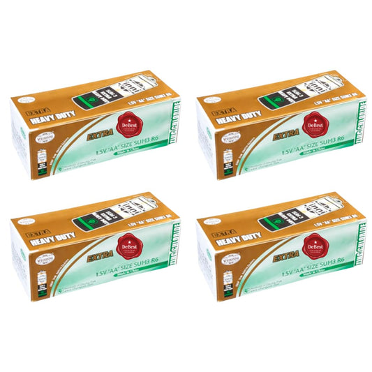 Debest Zinc Chloride AA Penlight Battery 1.5V - Box of 40 - 4 Pack