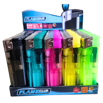 N2 TC Electronic Refillable Lighters – Wholesale Bulk Pack of 50 – New Assorted Colours – Durable & Reusable Pocket Lighters for Everyday Use, Retail, Convenience Stores & Giveaways