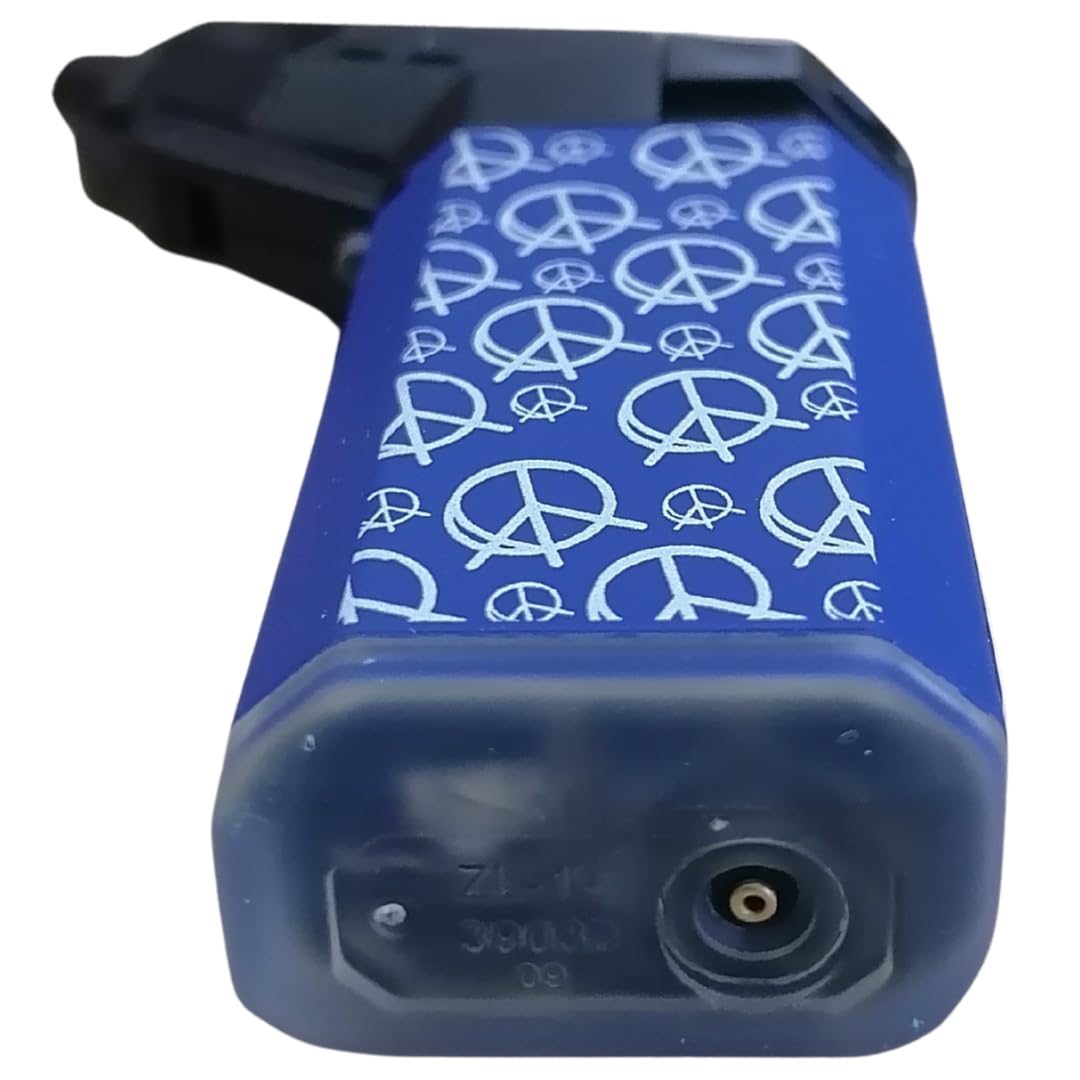 ZL-19 Torch Jet Lighter - Peace Signs