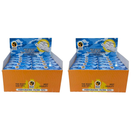 Africa Flame Perforated Filter Tips - 2 Pack