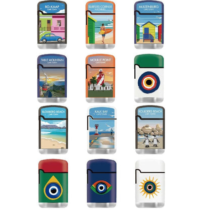 Zengaz - ZL3 Glenn John Art Cube - 48 Piece DIsplay Torch Jet Lighters