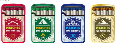 4 Pack Zengaz ZL12 Jet Flame - Match Design