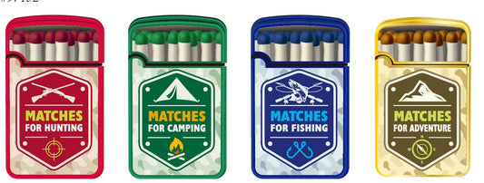 4 Pack Zengaz ZL12 Jet Flame - Match Design