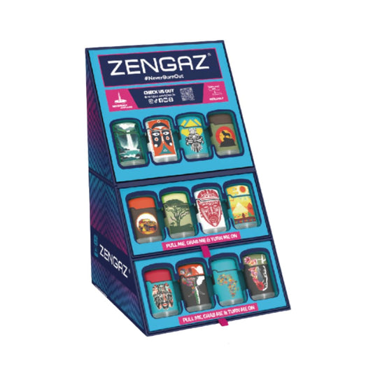 ZL3 Africa Mix Cube – 48 Piece Display Torch Jet Lighters