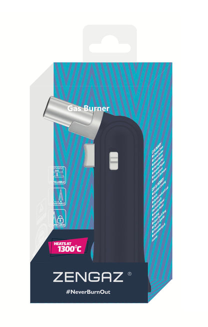 2 Pack ZT-88 Torch Jet Brulee Burner Lighter - Dark Blue and Grey