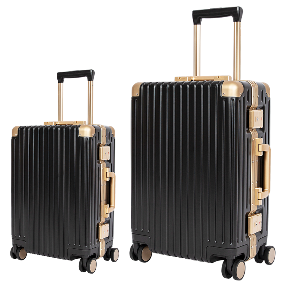 Classic Aluminum Frame Travel Suitcases