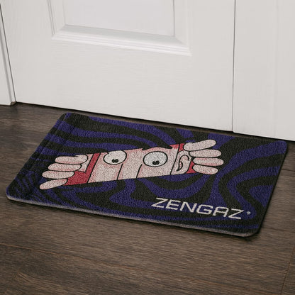 Premium Non-Slip PVC Coil Doormat - Peeking