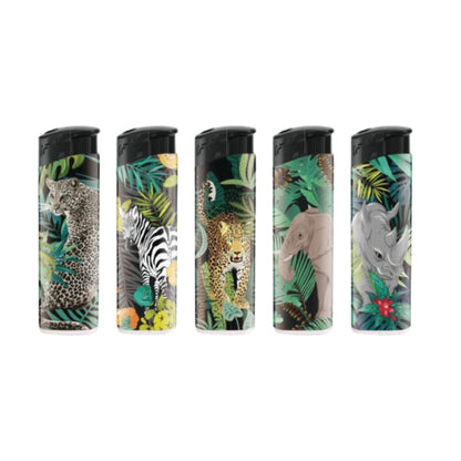 N2 Electronic Lighters 50's Tray (Wild Animal)