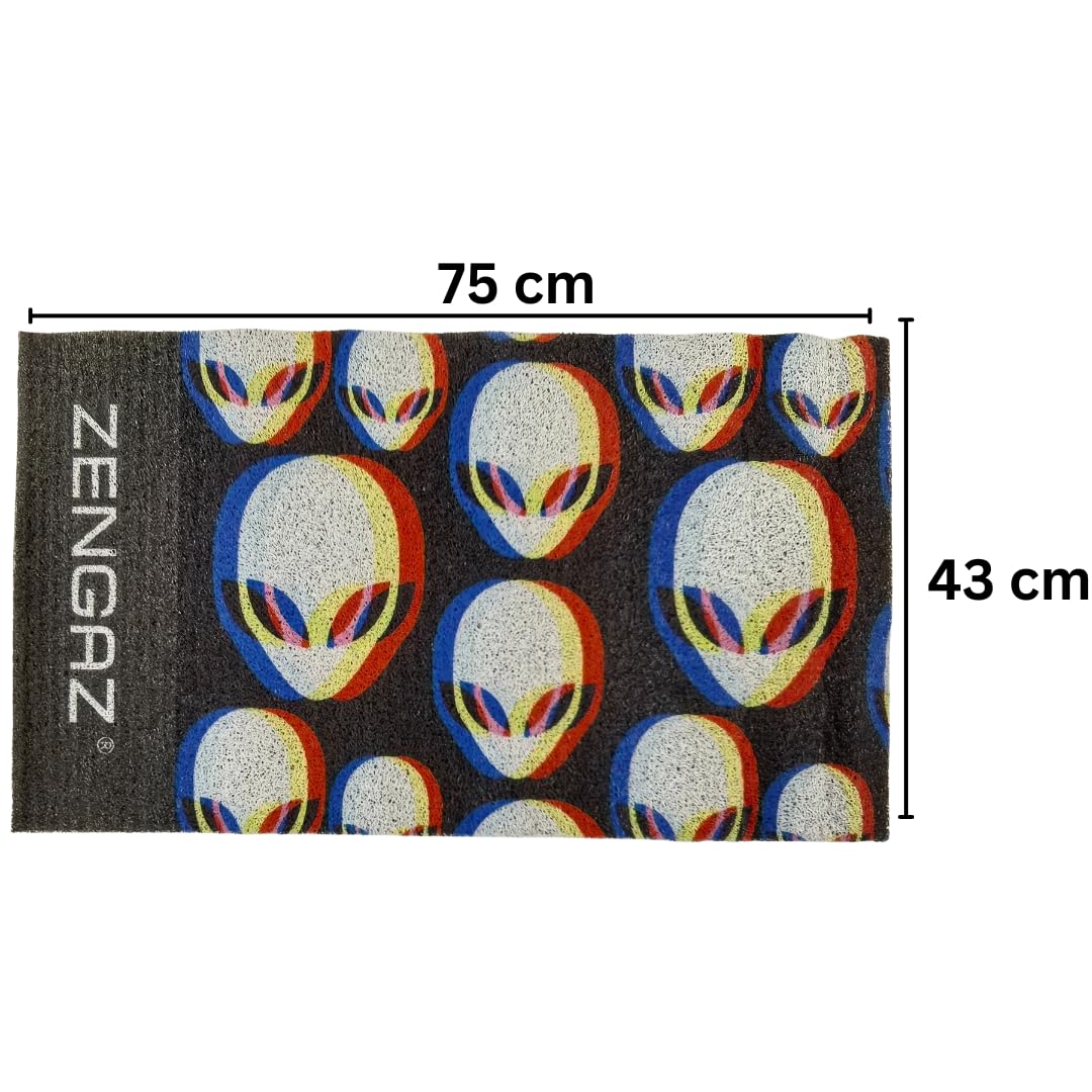 Premium Non-Slip Doormat - Black Alien