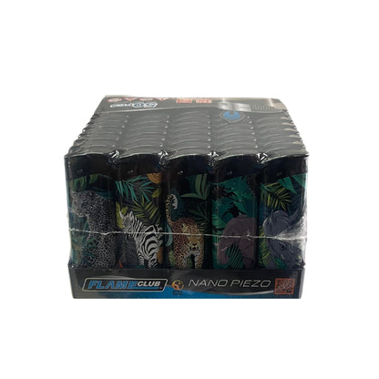 N2 Electronic Lighters 50's Tray (Wild Animal)