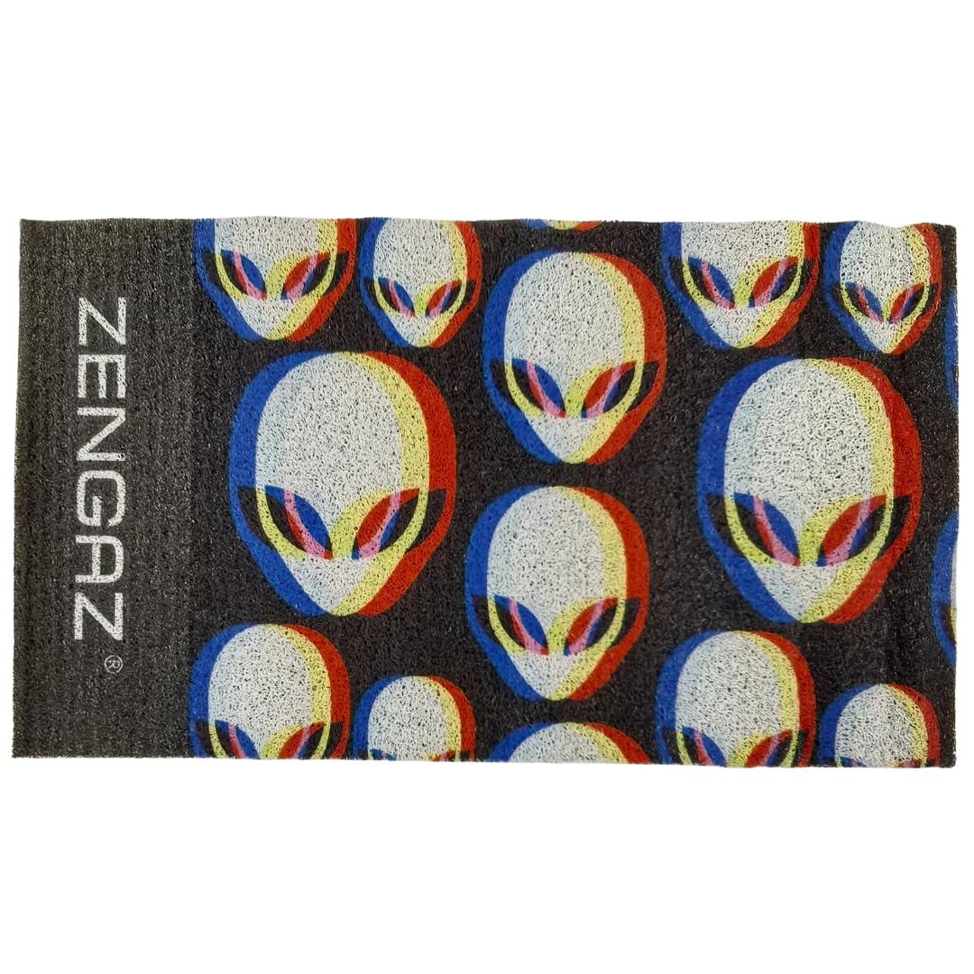 Premium Non-Slip Doormat - Black Alien