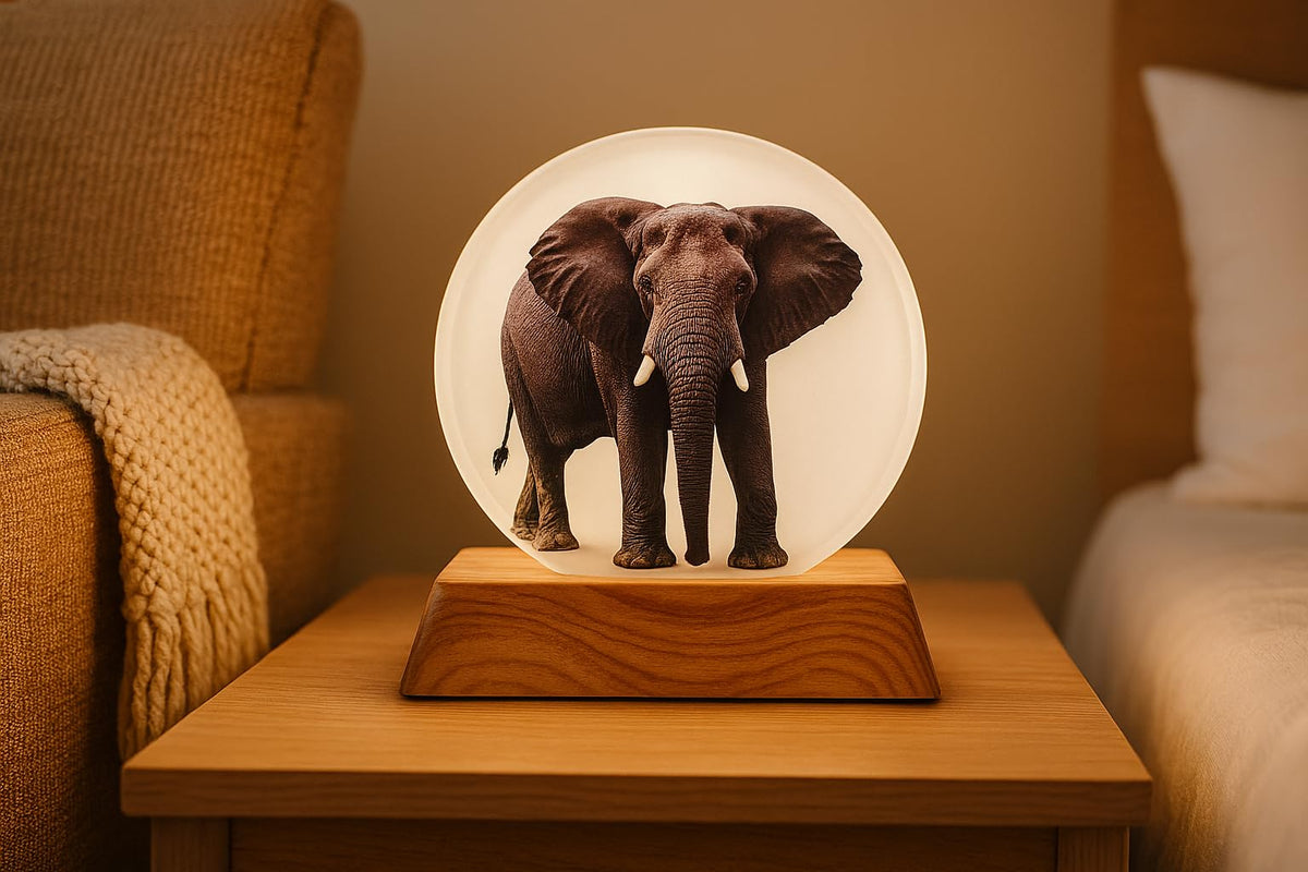 3D Creative Lamp – Elephant Illuminated Art Light