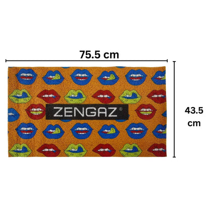 Premium Non-Slip PVC Coil Doormat - Lips