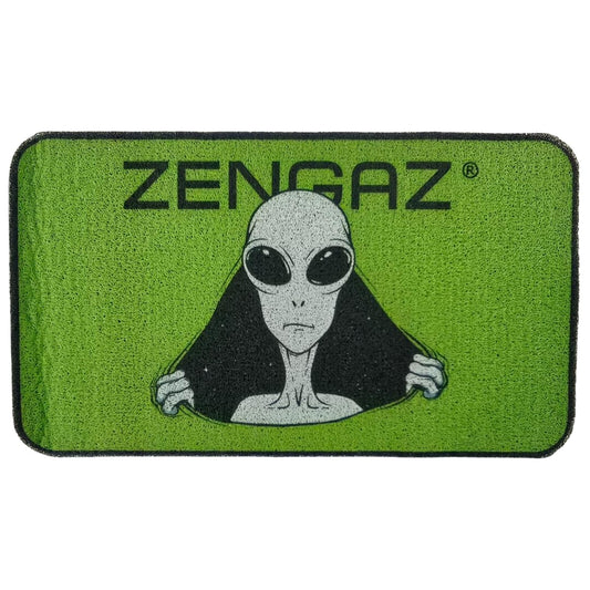 Premium Non-Slip Doormat - Green Alien