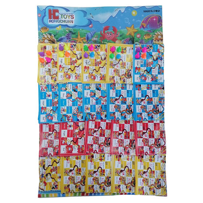 New Snakes and Ladders (S) 20pc | Classic Kids Board Game | Travel-Friendly Mini Set