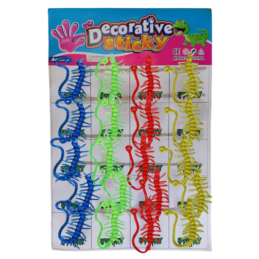 Sticky Assorted Insect 20pc | Stretchy and Sticky Toy Bugs | Fun Party Favour Set