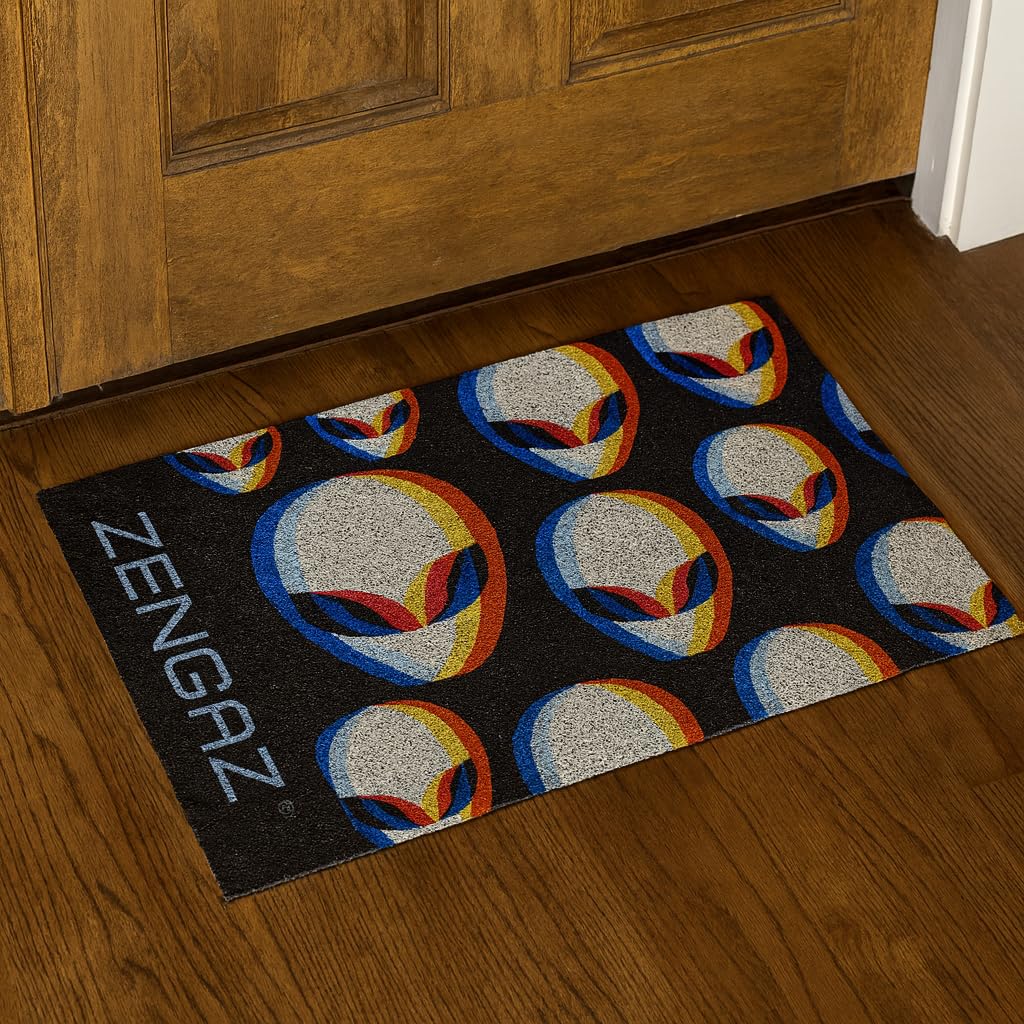 Premium Non-Slip Doormat - Black Alien