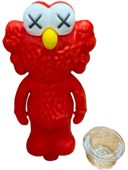 Silicone Rasta Pipe – Elmo (Removable Bowl, 5 Colours) (Red)