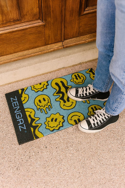 Premium Non-Slip PVC Coil Doormat - Smiley