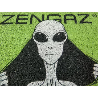 Premium Non-Slip Doormat - Green Alien