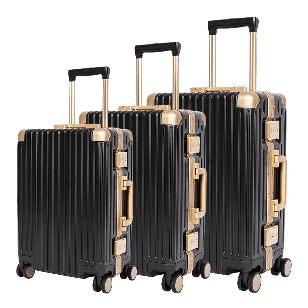 Classic Aluminum Frame Travel Suitcases