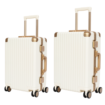 Classic Aluminum Frame Travel Suitcases