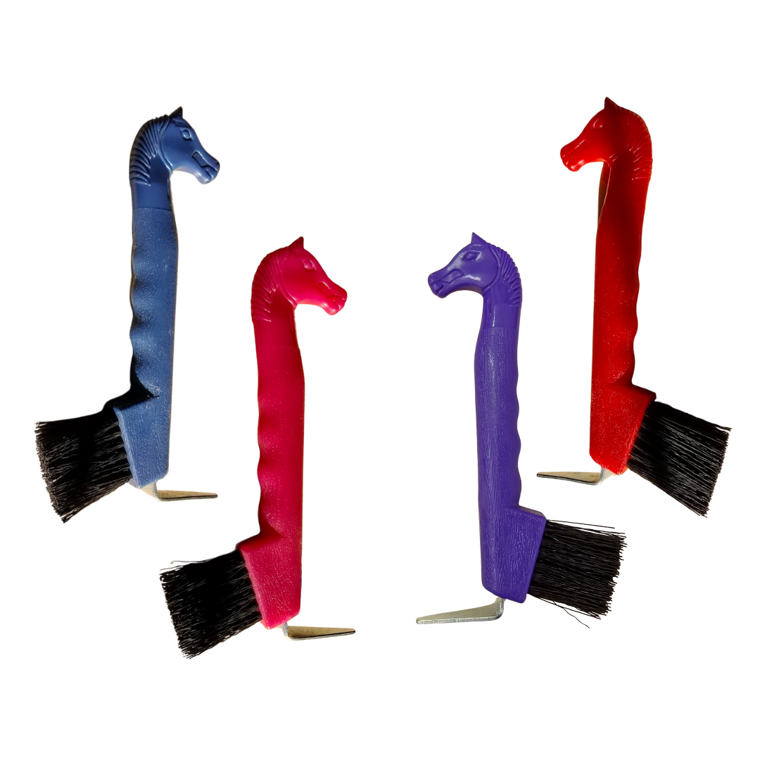Horse Hoof Pick with Brush