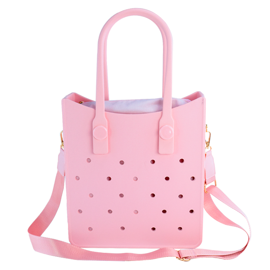Zaizai EVA Croc Tote Bag with Adjustable Strap