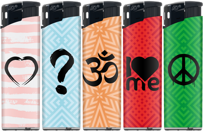 N2 Electronic Refillable Adjustable Designed Lighter - Pack (50's)