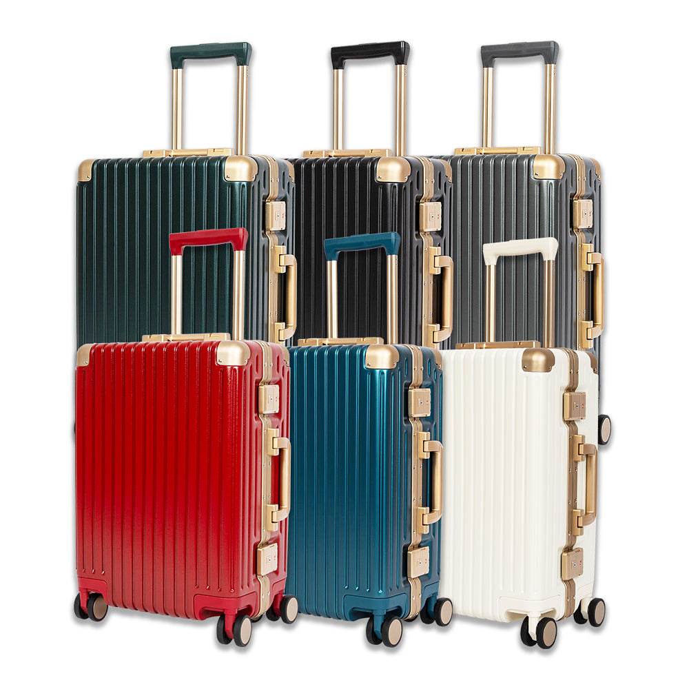 Classic Aluminum Frame Travel Suitcases