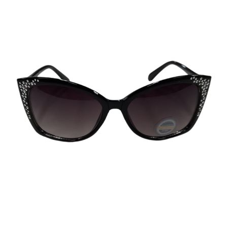 Solar X Cat-Eye Sunglasses Gradient Lens UV400 - Black