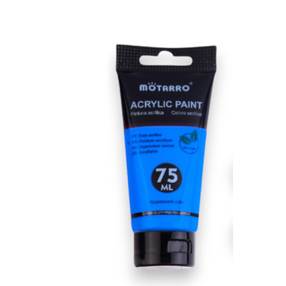 Mottaro Fluorescent Acrylic paint 75ml - Blue