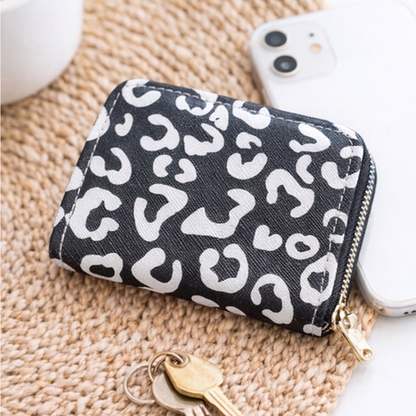 Wallet - Leopard (Can Hold Cards) 8.5×11×2.5cm