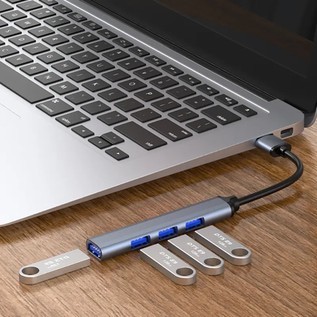 YESPLUS YS-1405 Type-C to 4 USB Hub