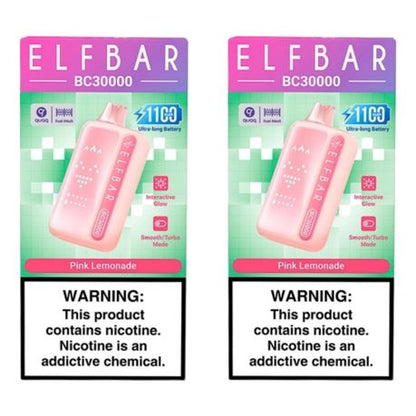 Elf Bar BC30000 Disposable Vape - Pink Lemonade (Pack of 2)