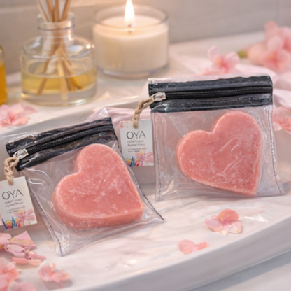 Oya Heart Soap Large - Mystical Flowers 2 Pack