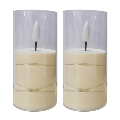 Battery Operated LED Candle 10cm 2 Pack