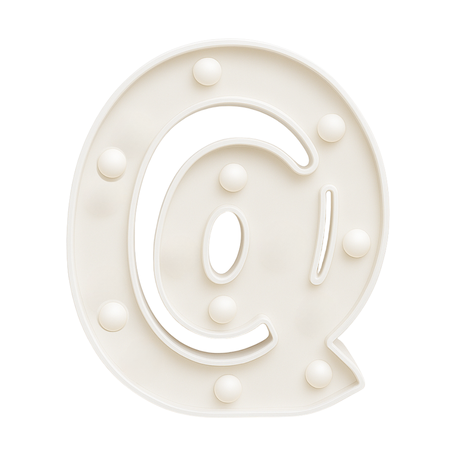 Motarro Led Sign Light 22cm - At Sign