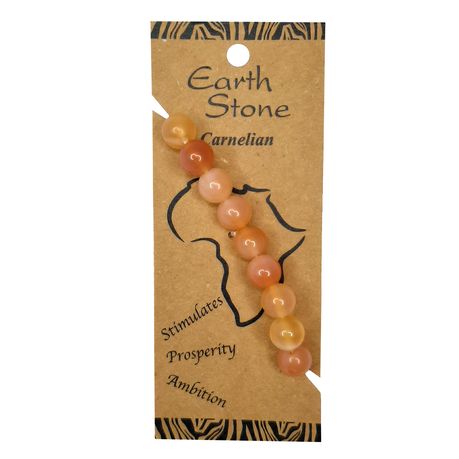 Earth Stone Collection - Carnelian Stone Bracelet
