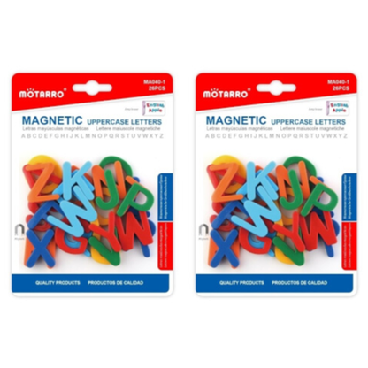 Motarro Magnetic Letters 26PCS - 2 Pack - Uppercase Letters