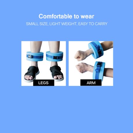 Swimming Dumbbells and Aquatic Foot Cuffs