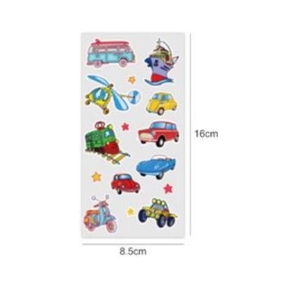 Motarro Glitter Stickers 1 Sheet - Cars