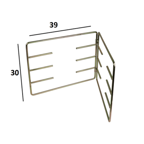 DeBest Braai Grid Stand - Hinged