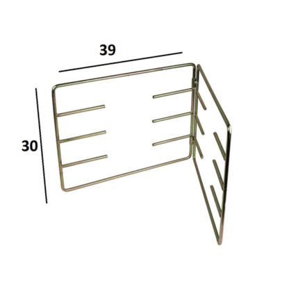 DeBest Braai Grid Stand - Hinged