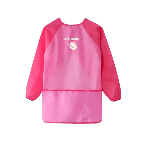 Motarro Kids Waterproof Painting Apron | Long Sleeve | Medium | Pocket - Blue