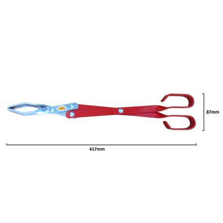 Aluminium Braai Tong - Medium 417mm