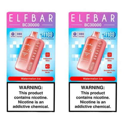 Elf Bar BC30000 Disposable Vape - Watermelon Ice (Pack of 2)