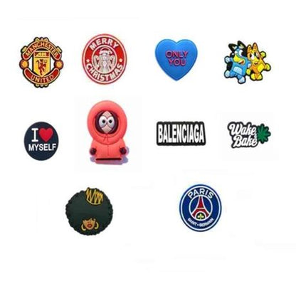 Shoe Charms - 10 Pieces - Combo U